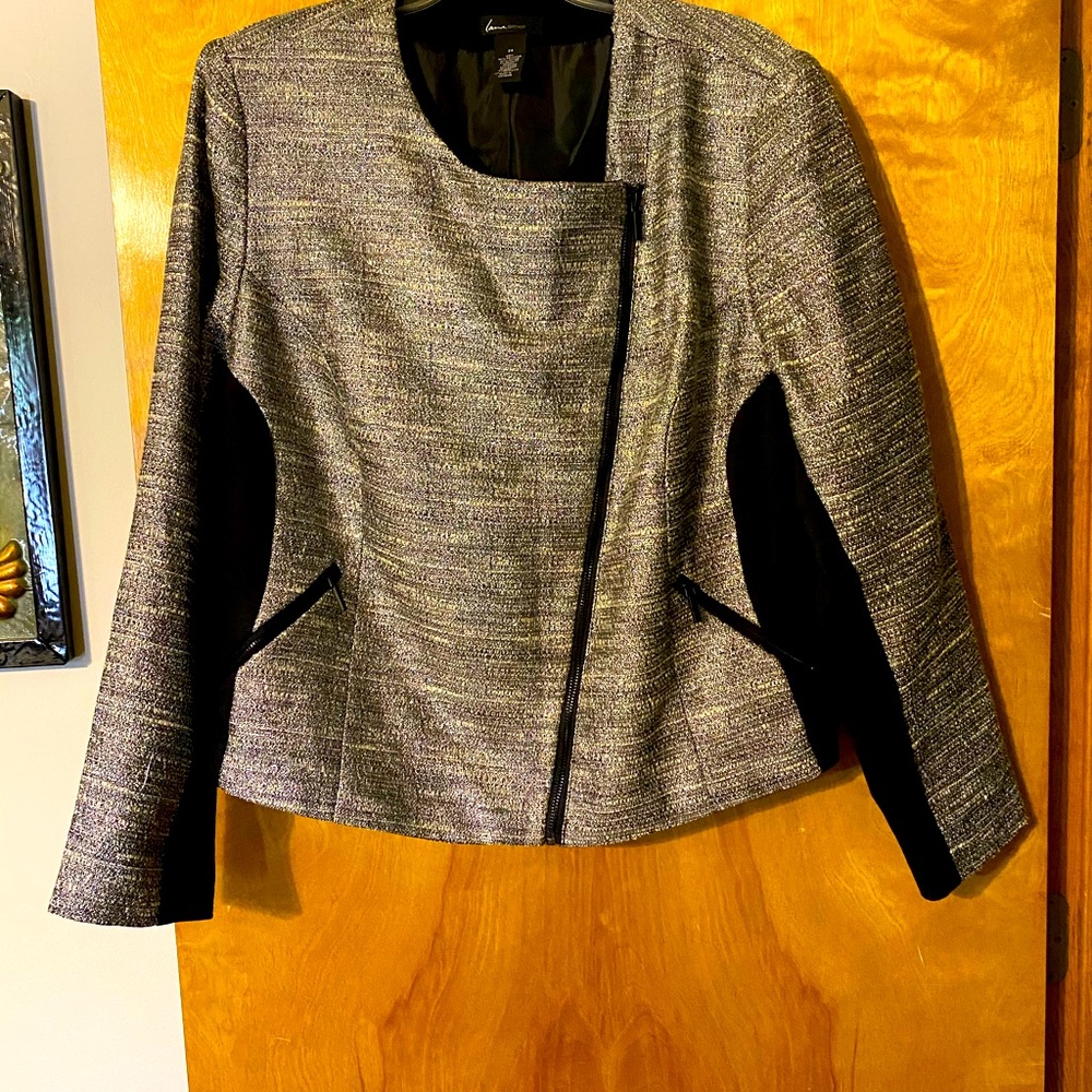 Tweed metallic jacket